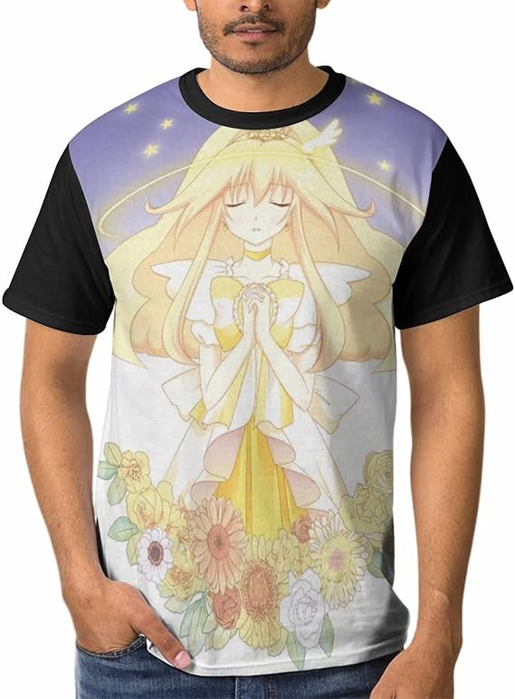 Amazon スター トゥインクルプリキュアtシャツ 半袖 夏服 メンズトップス 半袖 T シャツ 快適 柔らかい 丸首半袖 カジュアル ファッション ジャージ上下セット 通販