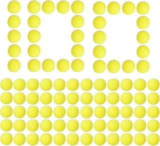 Jegxemt® Compatible with Nerf Rival Ammo, Universal Nerf Rival Balls Bulk Yellow Foam Nerf Balls Bullet Replacement Refill Pack for Nerf Rival Gun Blasters & Nerf Rival Magazine