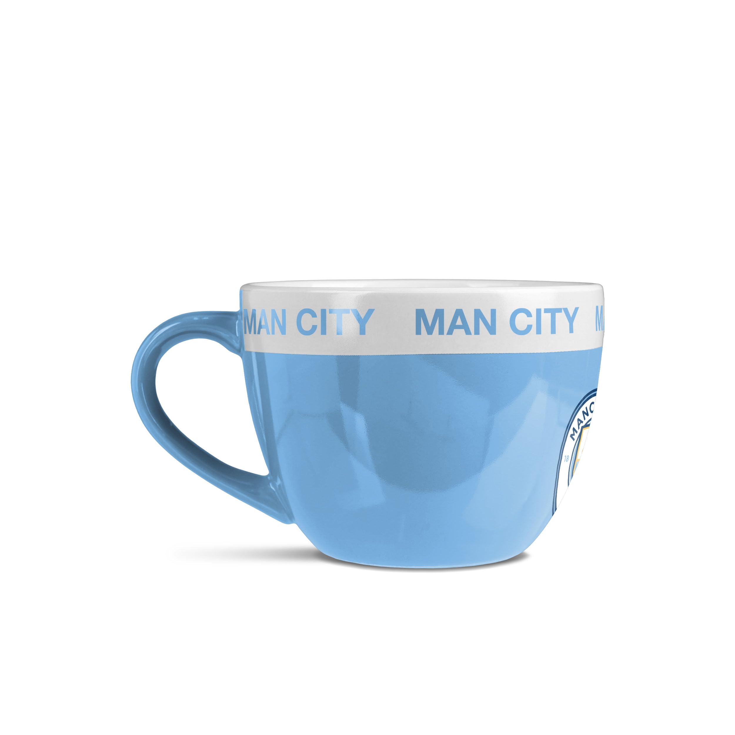 FOCO Officially Licensed Manchester City FC Cappuccino Mug