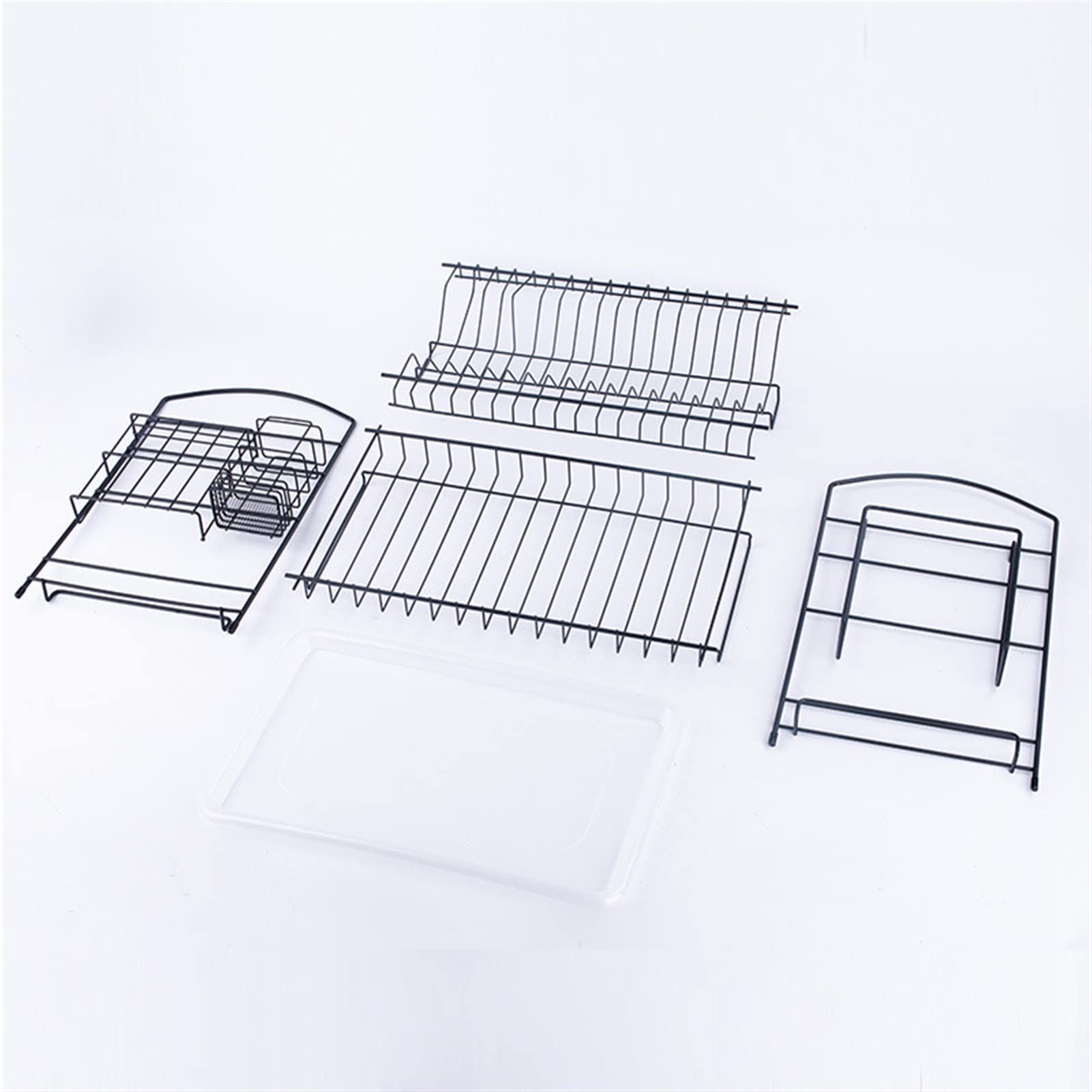 Portapiatti 2 Tiers Metallo Drenaggio Drenaggio Cucina Cappello for stoccaggio Stoccaggio Piano di lavaggio Piano di lavaggio Asciugatura Asciugatura Strumento di stoccaggio Strumento Organizzatore Ac