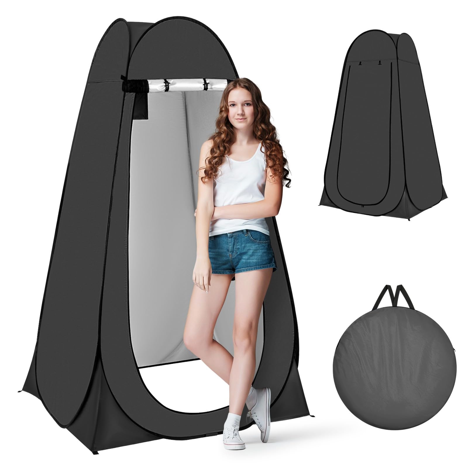 Pop Up Instant Privacy Tent - Shower, Toilet, Changing Room For Beach, Camping, Outdoor