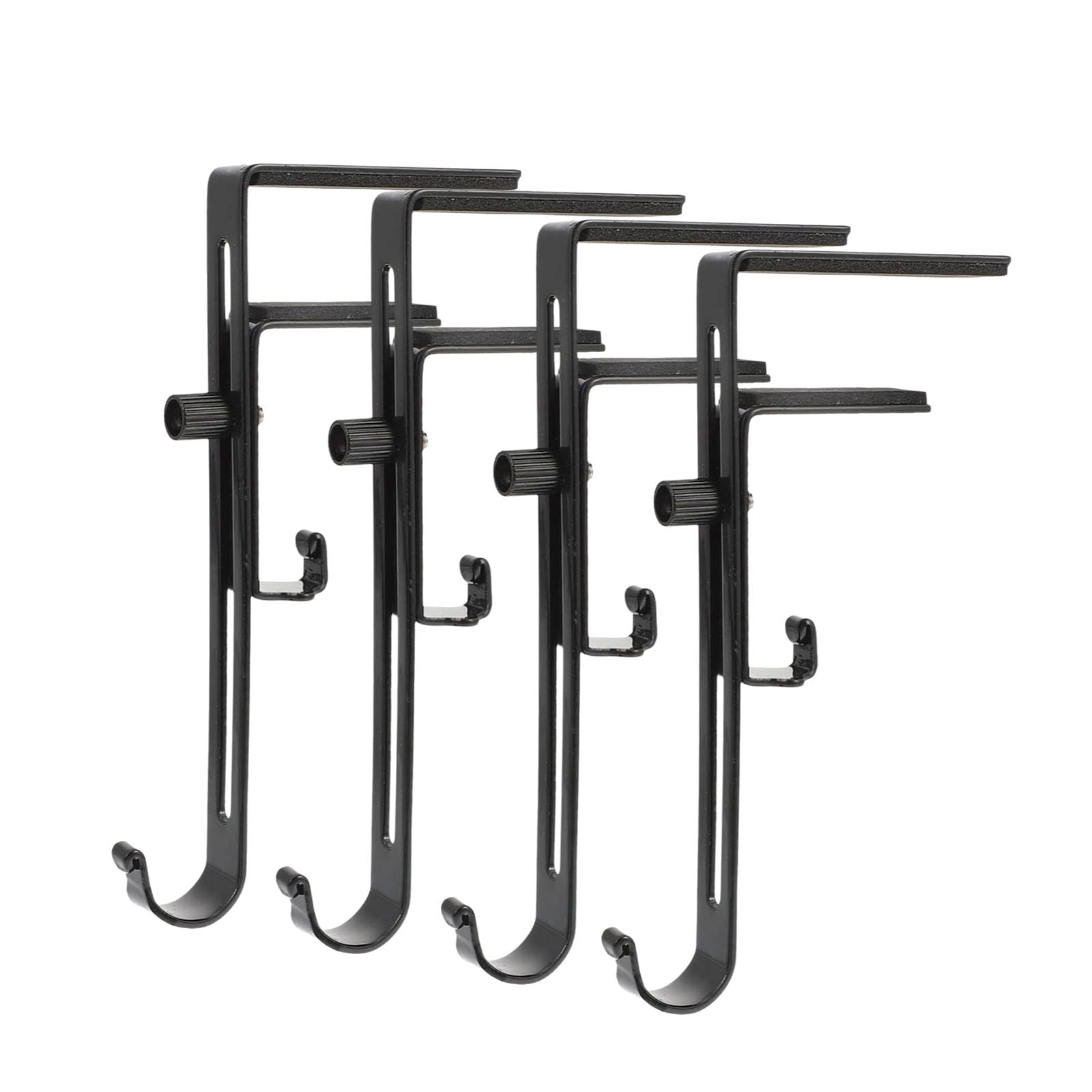 Slazoi No Drill Garland & Stocking Hanger - 2 in 1 Mantel Holders for Fireplace & Front Door (4pcs)
