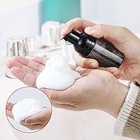 Vista 3 de LONGWAY 3PCS Travel Size Foam Pump Bottle,Mini Empty Pump Bottle Dispenser(30ml,1 fl oz) (Black)