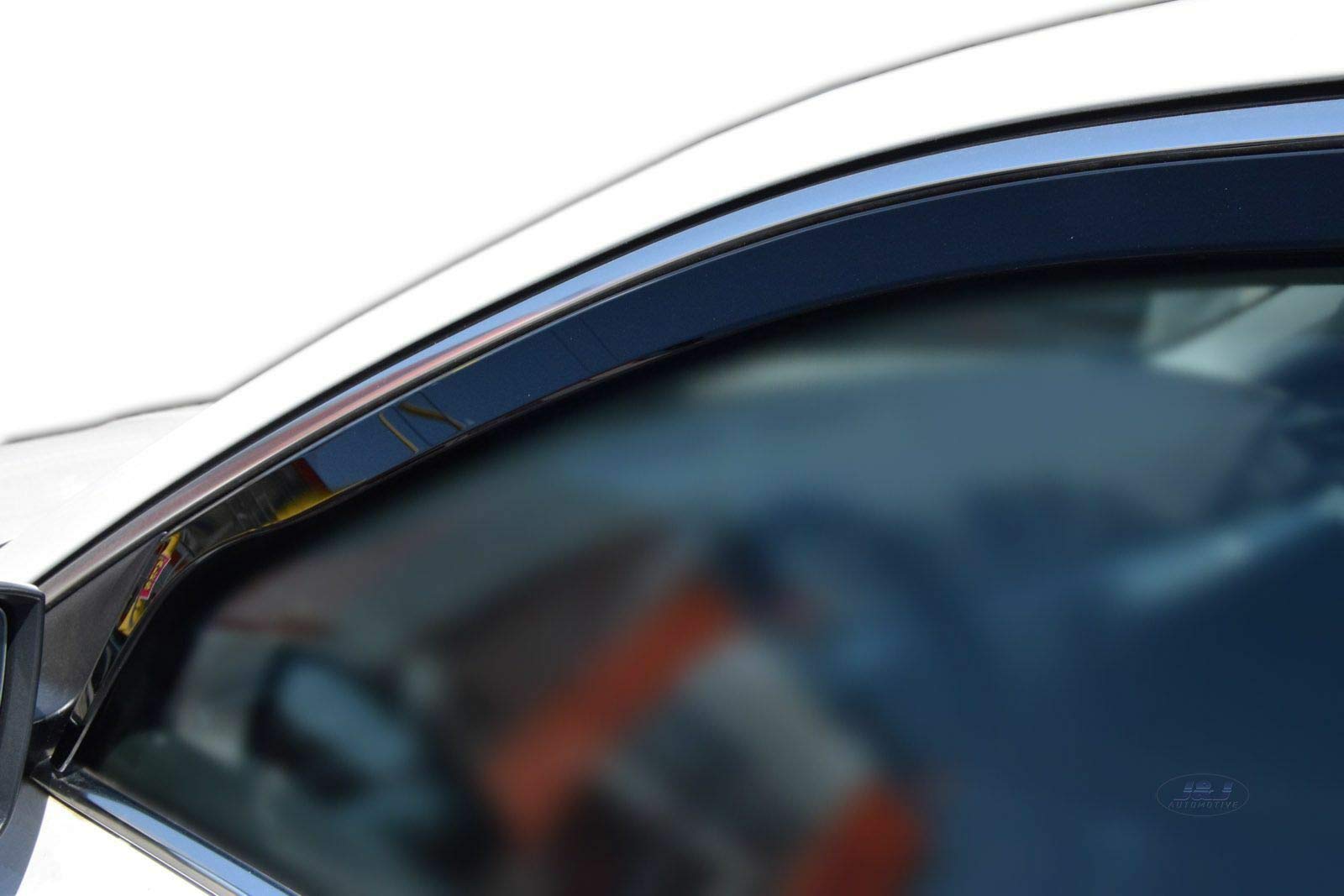 Heko Déflecteurs D’Air Compatible Škoda Superb 2 (2008-2015) – 2 Pièces, Fumé, Montage Facile