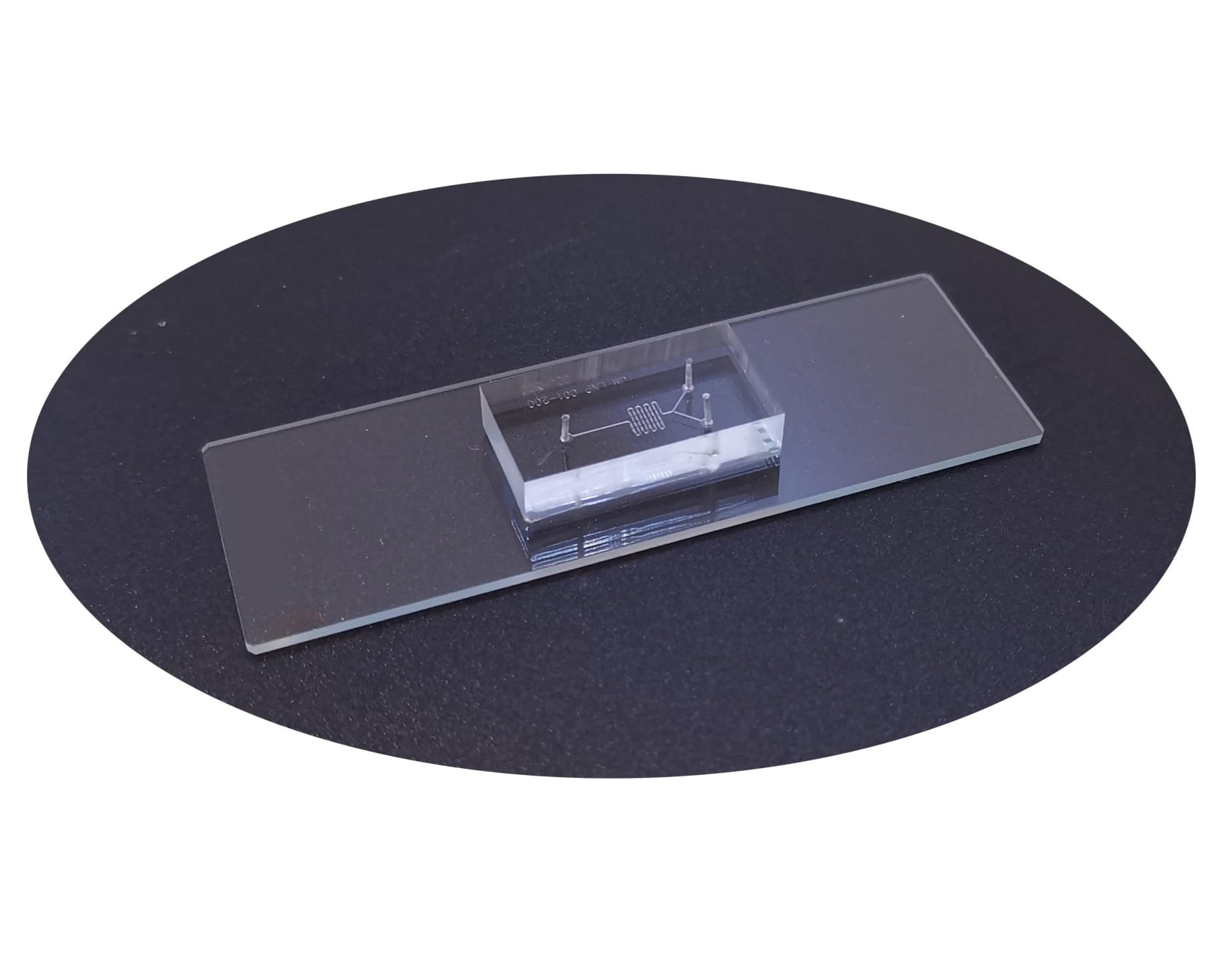 1 Stück Microfluidics BioChip C01-200 C02-200 PDMS-Chip for Flüssigkeitskontrollsystem – Anpassbarer LNP-Chip for den Laborgebrauch(C01-200 Fish bone depression)