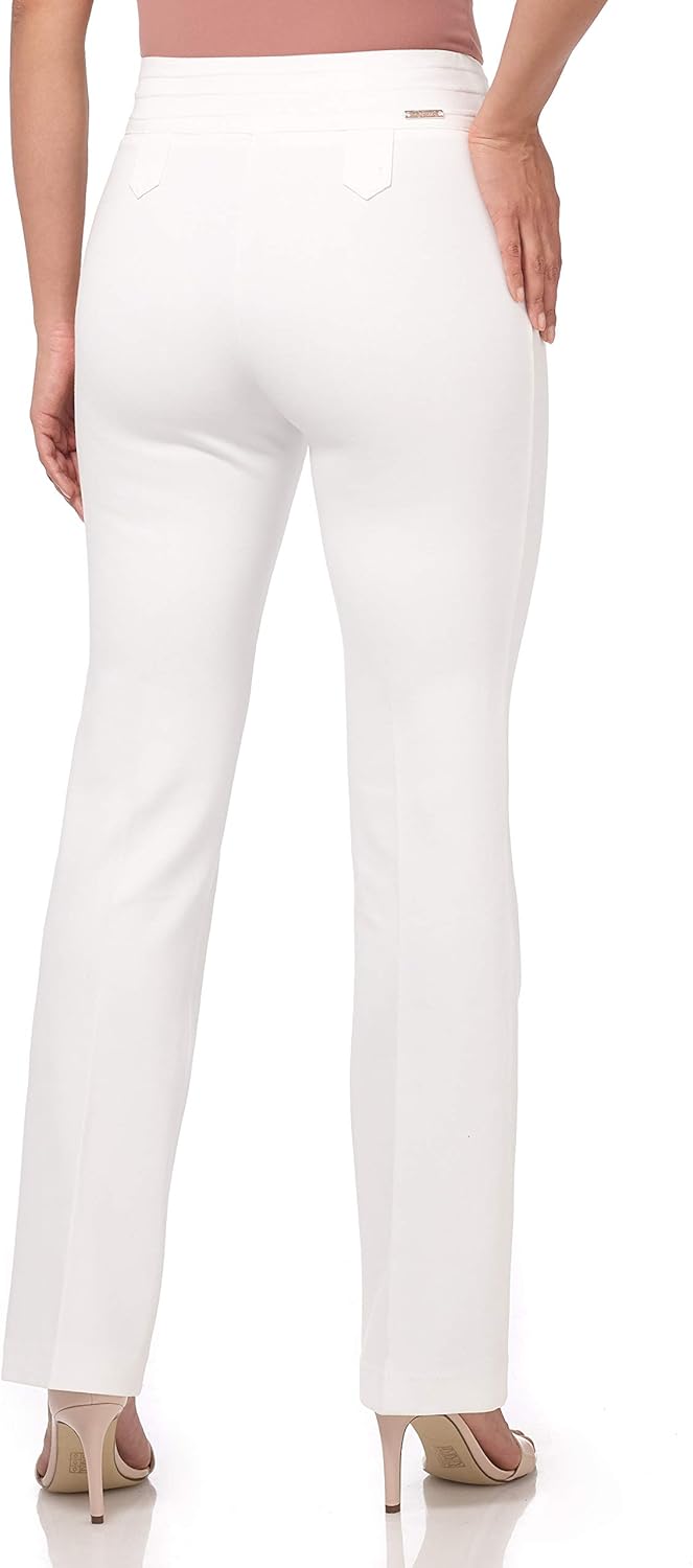 Rekucci Women's Secret Figure Pull-On Knit Bootcut Pant w/Tummy Control - Image 3