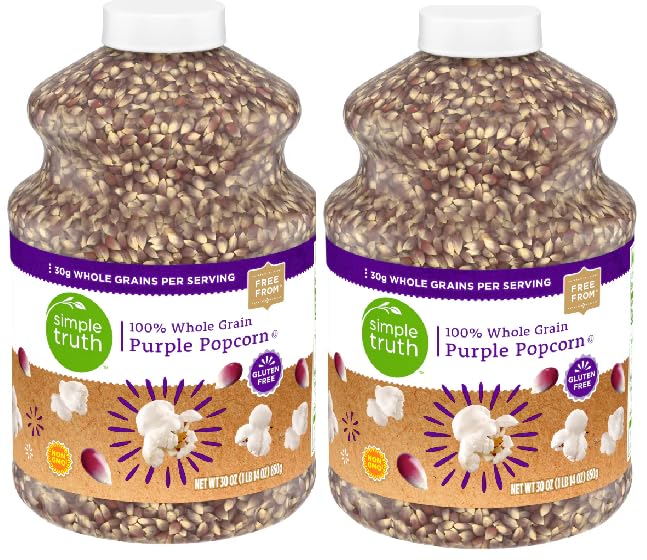 100% Whole Grain Purple Popcorn (Pack Of 2 Jars) 30 oz. Each