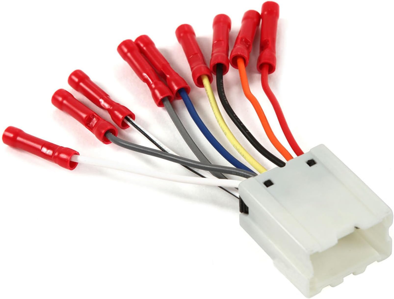 Scosche NN03BCB Compatible with Select 1995-07 Nissan Power/Speaker Connectors/Wire Harness for Aftermarket Stereo Installation with Color Coded Wires and Pre-installed Wire Connectors