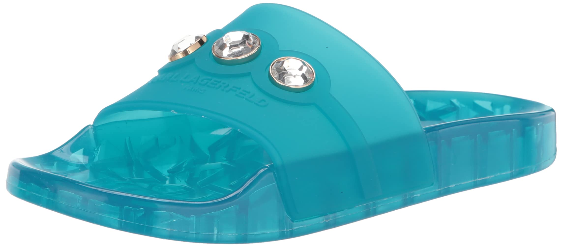 Karl Lagerfeld Paris womens Bijou Fashion Slide Sandal