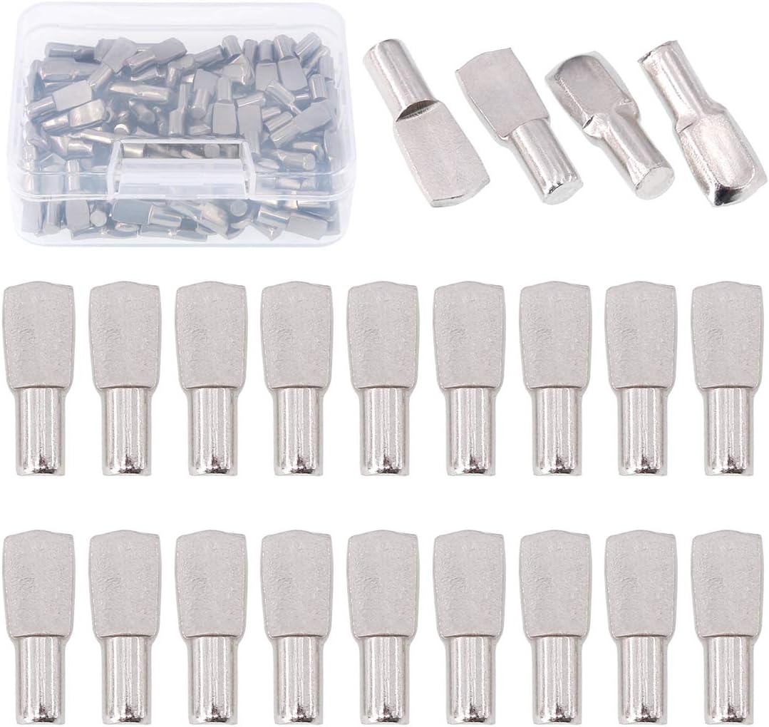 Lot De 500 Supports D'étagère Nickelés - Pour Fixation Murale Solide, Meuble, Rayonnage, Meilleur Prix !