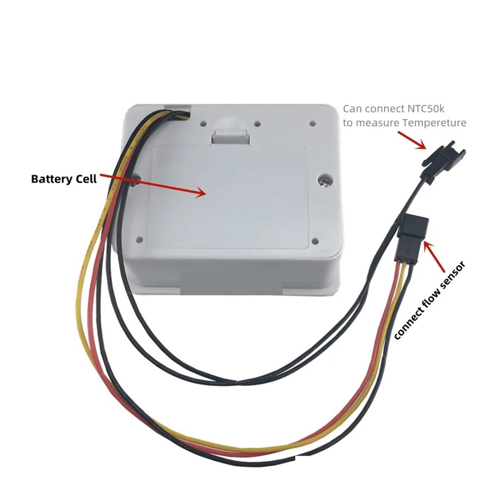 Alta Sensibilidad Medidor de Sensor de Flujo de Agua con pantalla LCD Digital, medidor de flujo, totalímetro con contador de flujo de turbina de 3/8 "/1/4" Medidas precisas(1-4 quick fit)