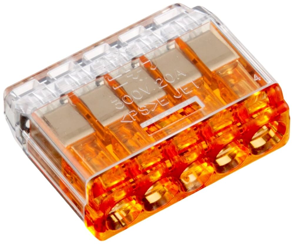 Amazon.co.jp: ニチフ 差込型コネクタ QLX5 50個入り オレンジ