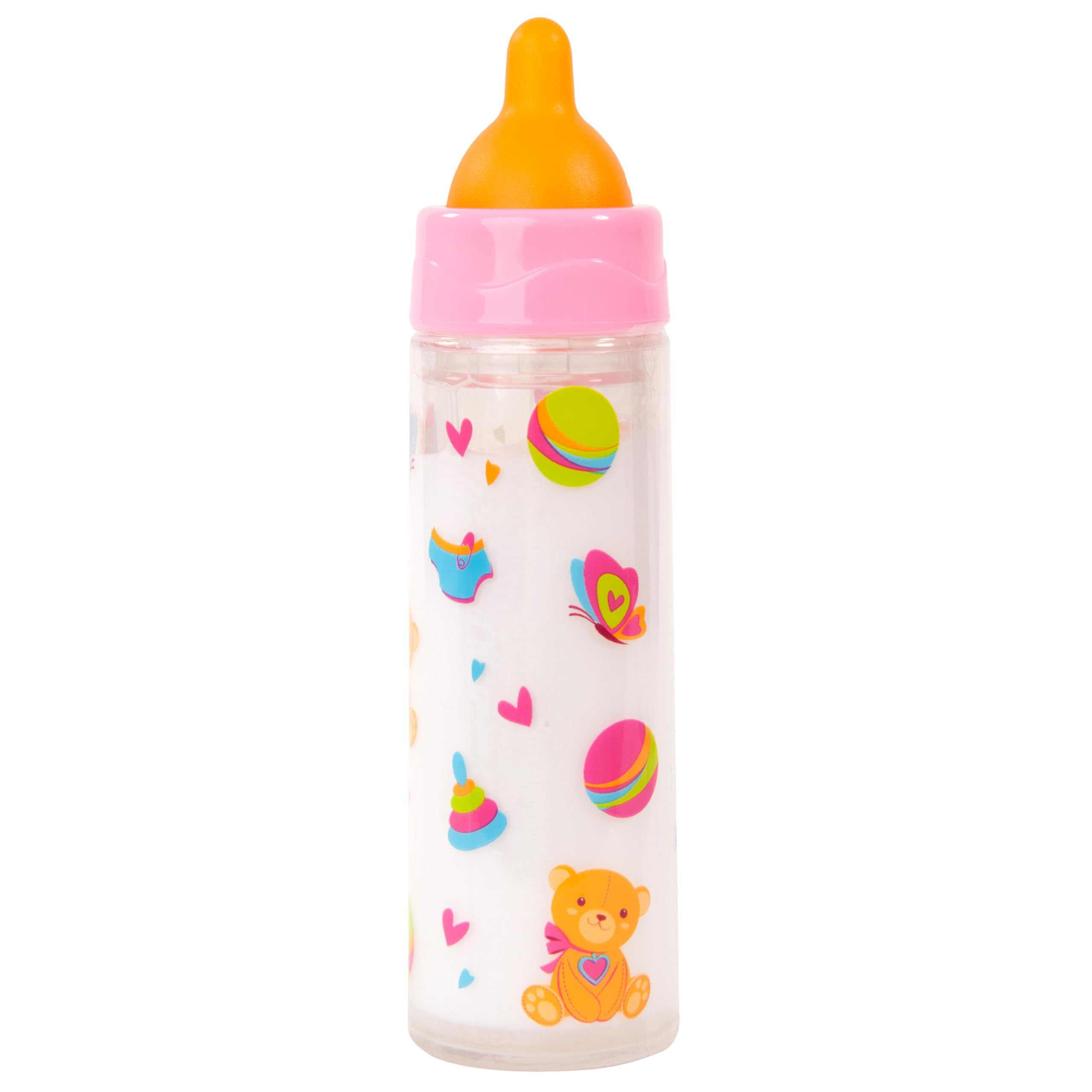 Bayer Design Magic Bottle for Dolls, Doll Accessories, Toddler, Milk Drink Bottle, Pretend Play