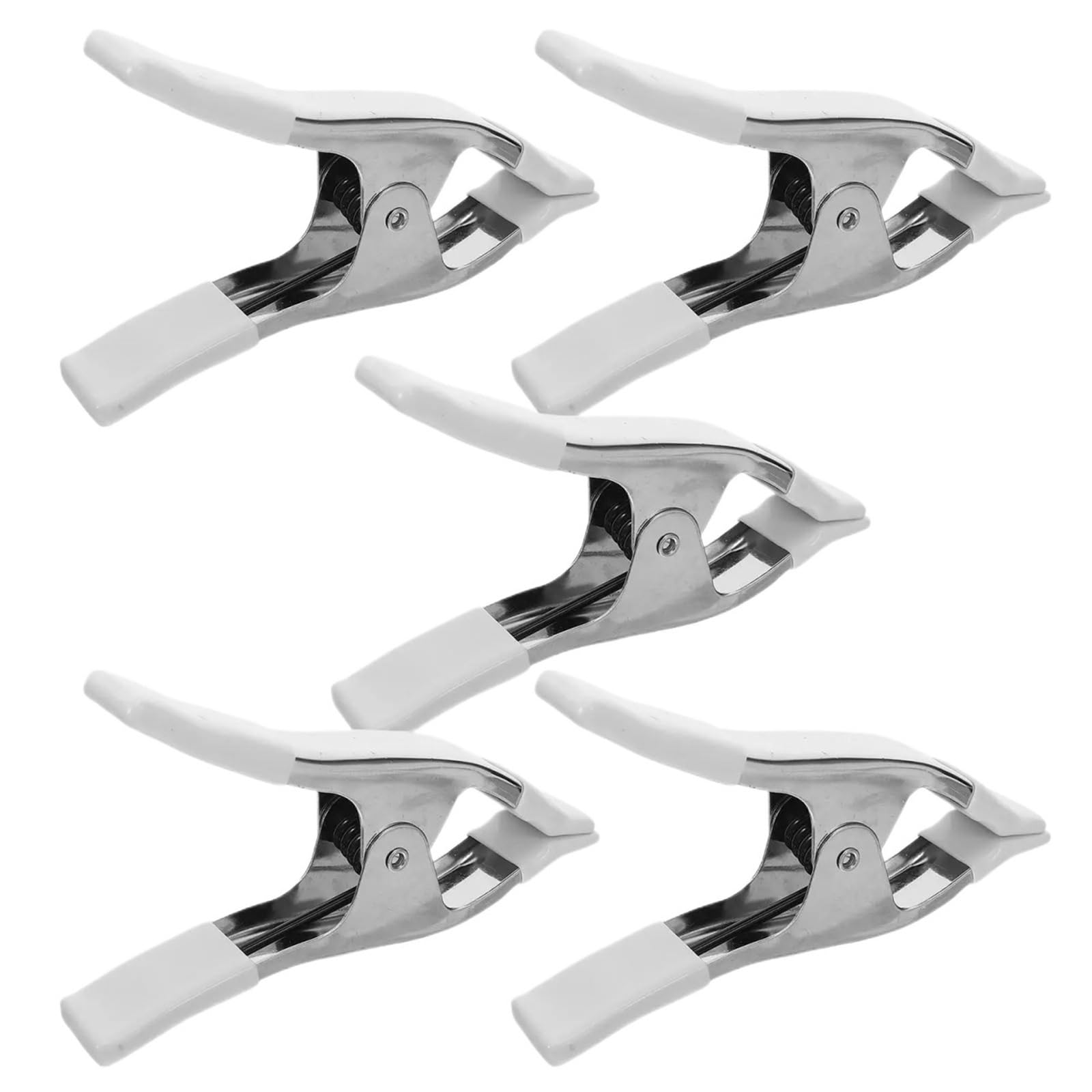 Sylvanbrook One Color 5Pcs Heavy Duty Metal Spring Clamps Sturdy Photography Backdrop Clips For Background Stands Fixing Clamp
