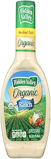 Hidden Valley Original Ranch Organic Salad Dressing & Topping, Gluten Free - 16 Ounce Bottle (Package May Vary)