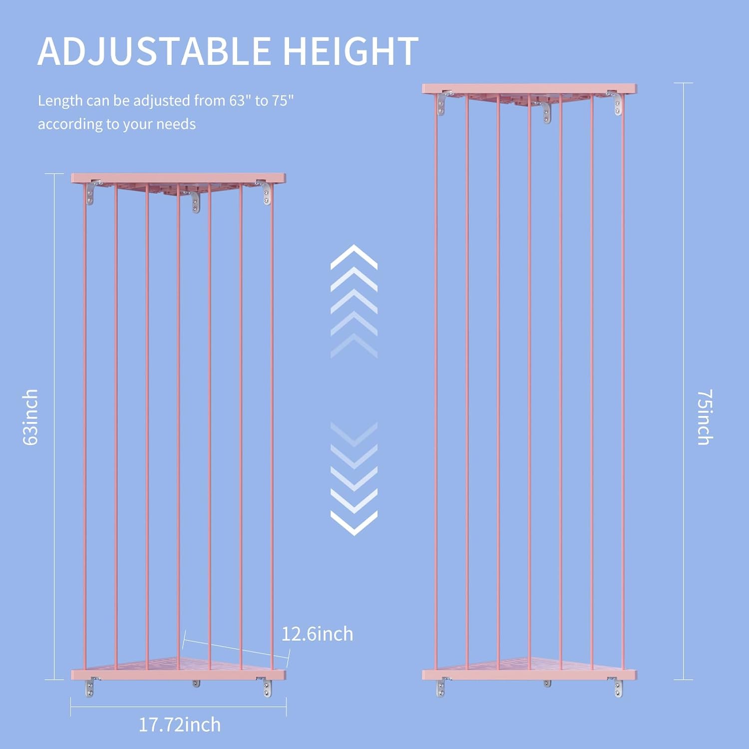 Corner Stuffed Animal Storage Net - Stuffed Animals Holder with Lights - Plush Toy Organizer Hanging Stuffed Animal Hammock with Adjustable Length for Kids Room Playroom Bedroom Nursery Decor