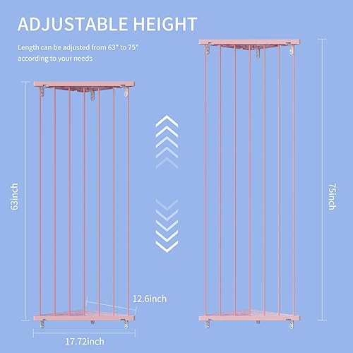 Miniatura 2 de Organizador de juguetes de peluche en esquina  Soporte para animales de peluche con luz LED  Esquina grande para niños, juguetes de peluche para