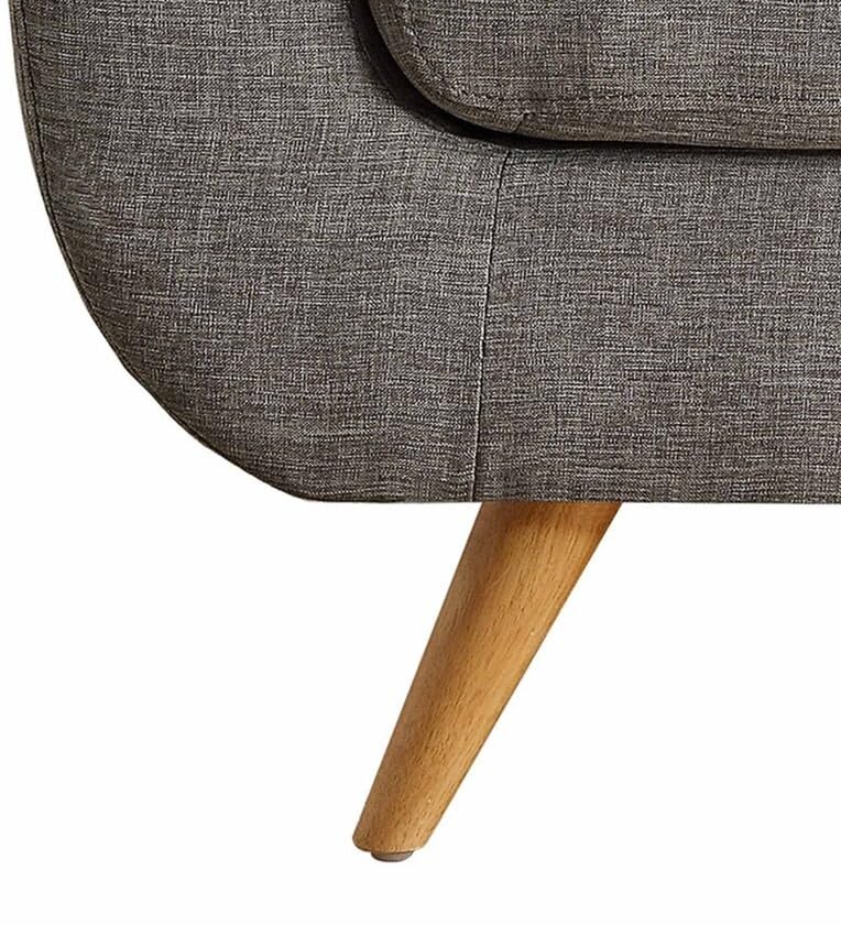 Image of Lakdi The Furniture Premium Lounge Chair for Living Room and Upholstered Fabric Armchair with Tufted Back Rest, Soft Padded Seating and Solid Legs | 5 Years Warranty | Free Assembly - 15185265