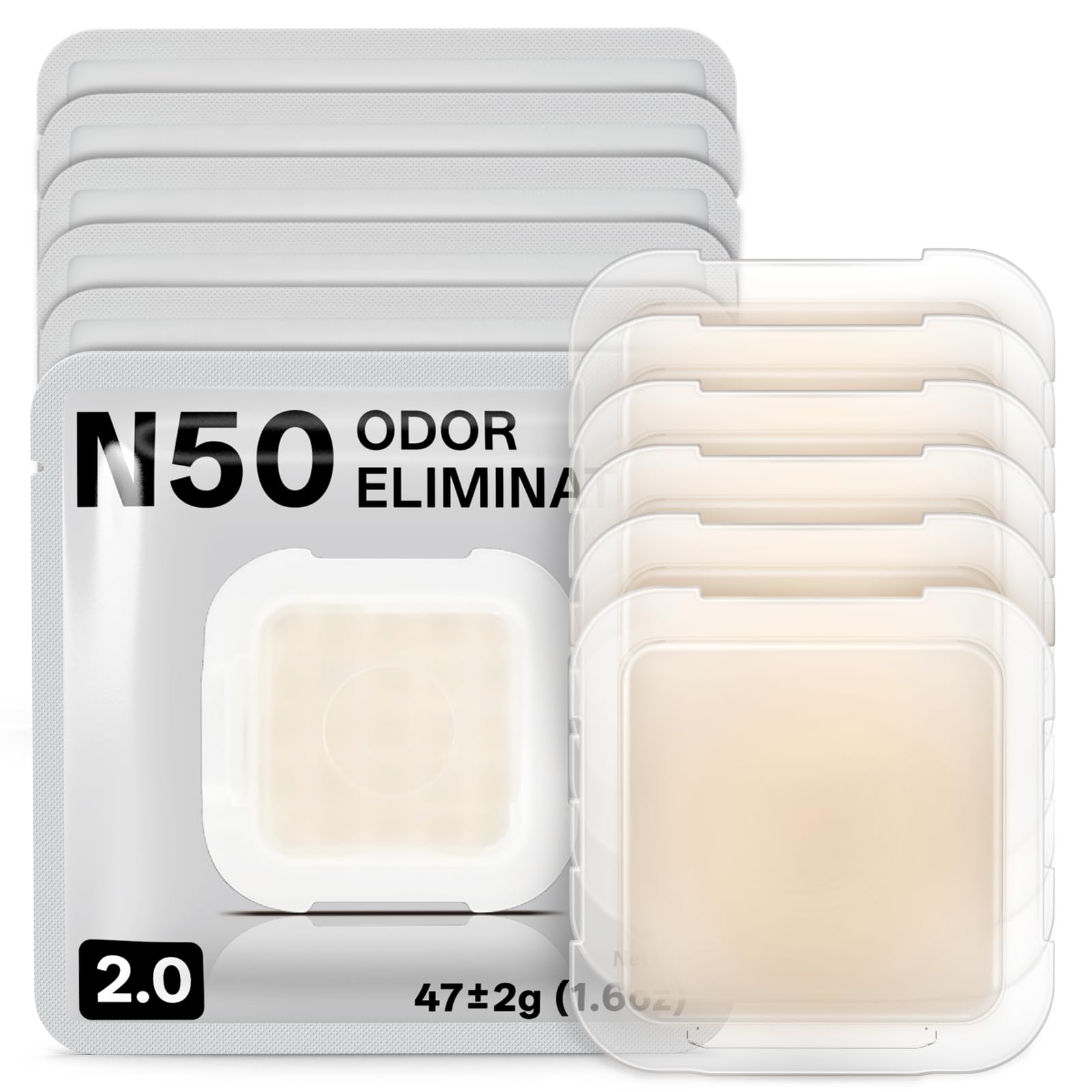 Désodorisant Autonettoyant Bac à litière pour Pura Max 2/Pura Max, Désodorisant N50 2.0, Parfum Longue Durée, Ingrédients Sùrs, Non Irritant (2.0-6 Paquets)