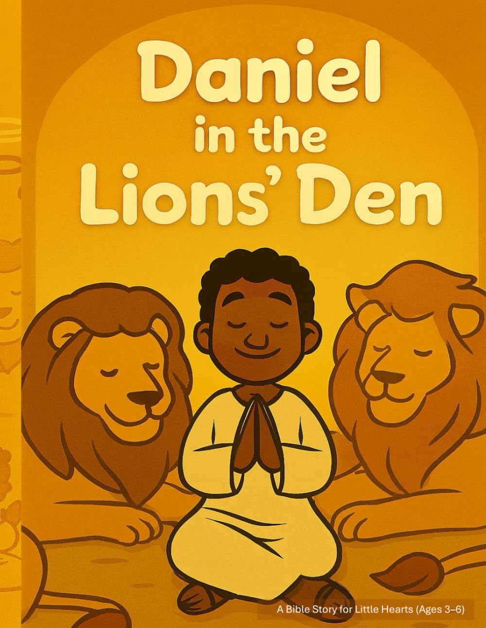 Daniel In The Lions' Den: A Bible Story for Little Hearts (Ages 3-6)