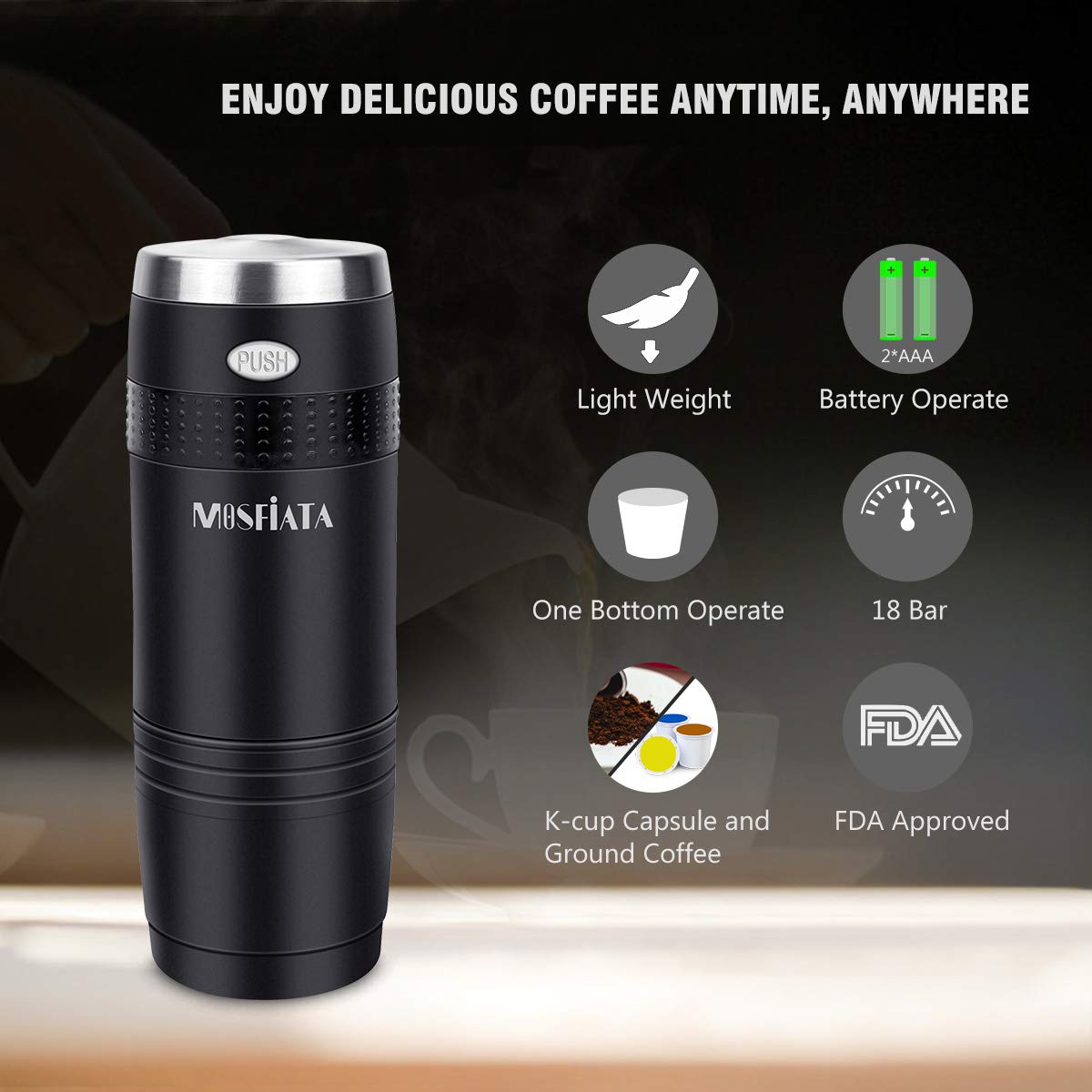 MOSFiATA Portable Coffee Maker 