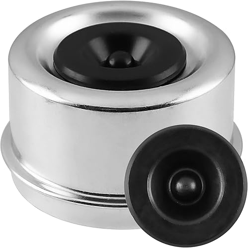 Miniatura 6 de Tapa antipolvo para rodamientos de remolque de 2.44 pulgadas, tapa antipolvo para eje de remolque con 8 tapones de goma, cubiertas de grasa