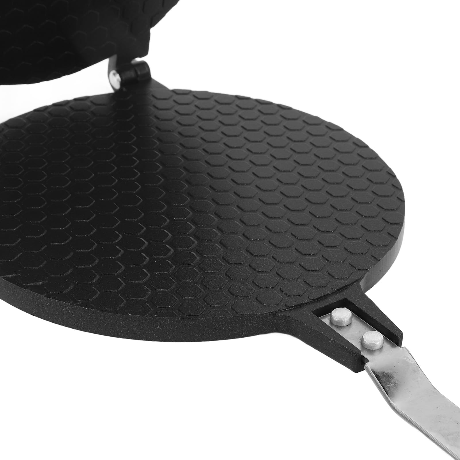 Máquina para Hacer Conos de Gofres, Máquina para Hacer Conos de Helado, Prensa para Rollos de Huevo, Prensa para Tortillas de Estufa de Aluminio a Prueba de Palos con,
