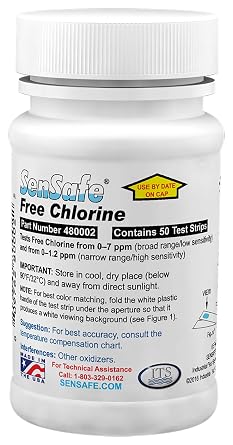 Industrial Test Systems 480002 SenSafe Free Chlorine Test