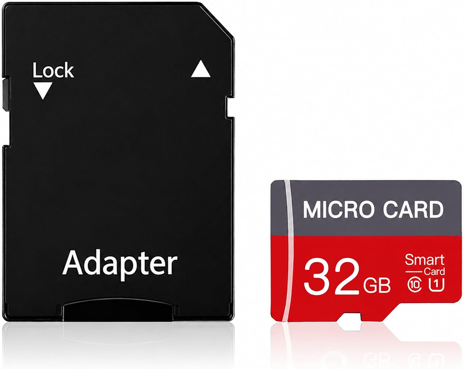 2 Pack 32GB Micro SD Card Class10 Memory Card U3 TF Card with Adapter for Smartphones, Tablets, and Cameras