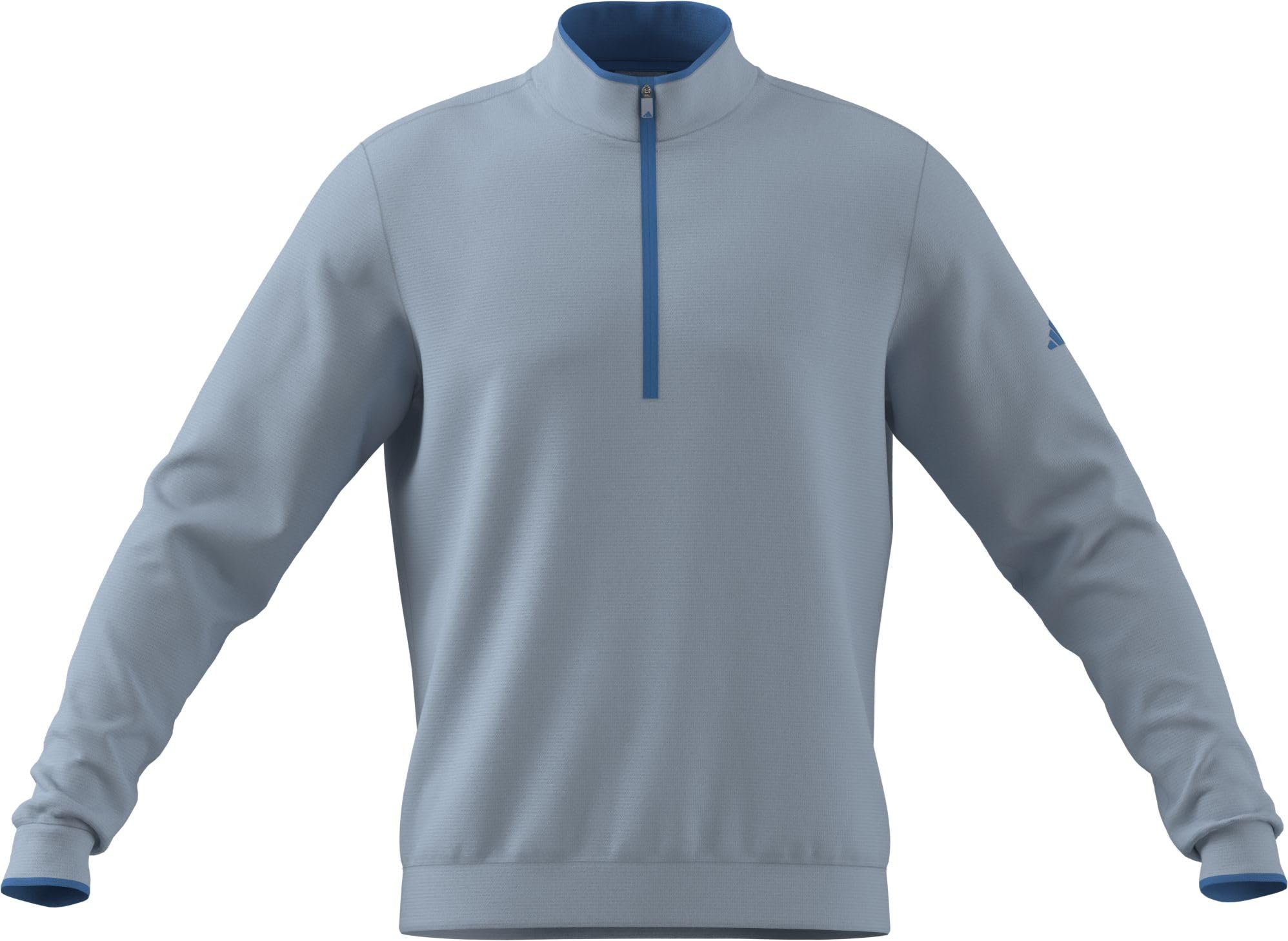 adidas Men's Lightweight Half-Zip Top, Crystal Sky, XXL