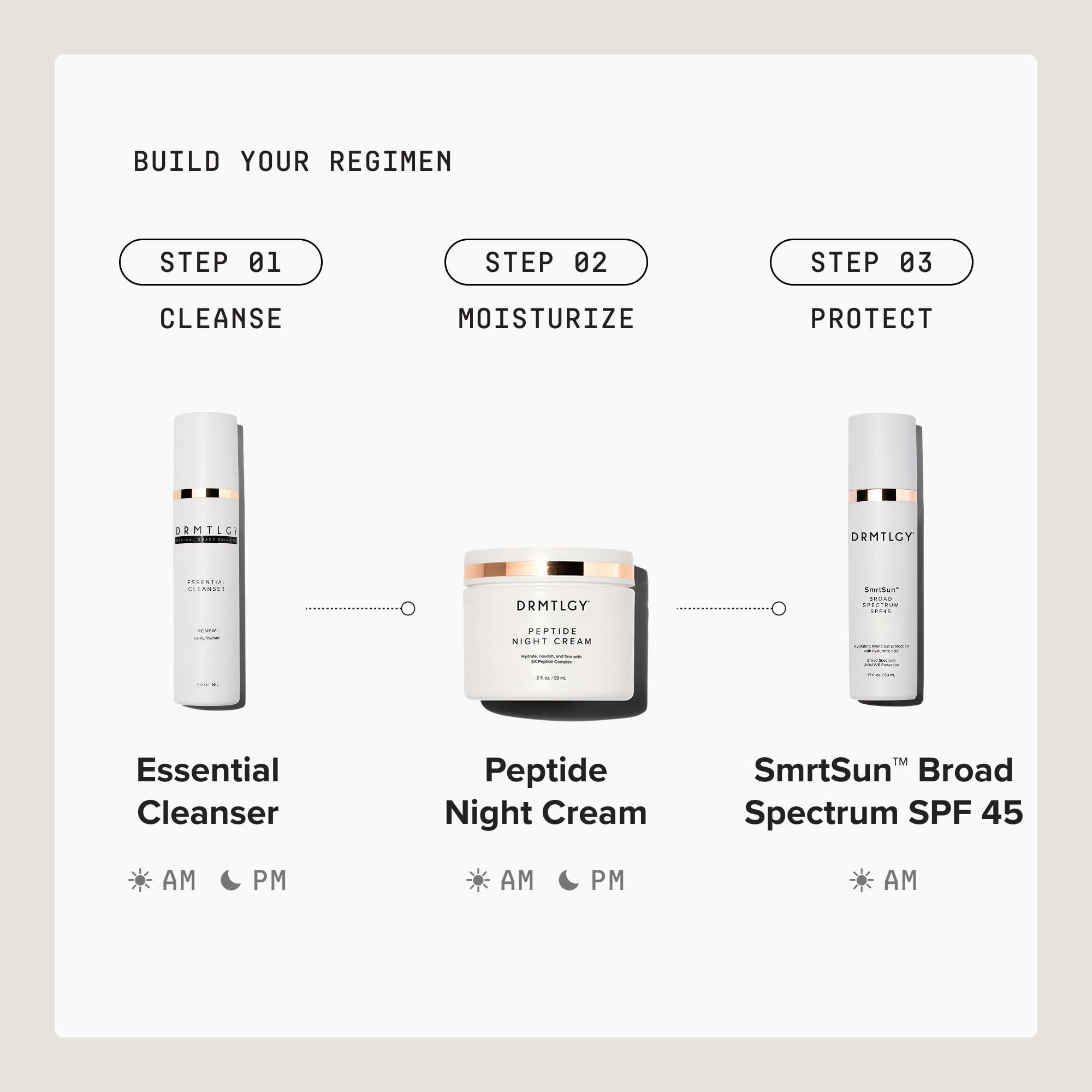 DRMTLGY SmrtSun Broad Spectrum SPF 45 Face Sunscreen