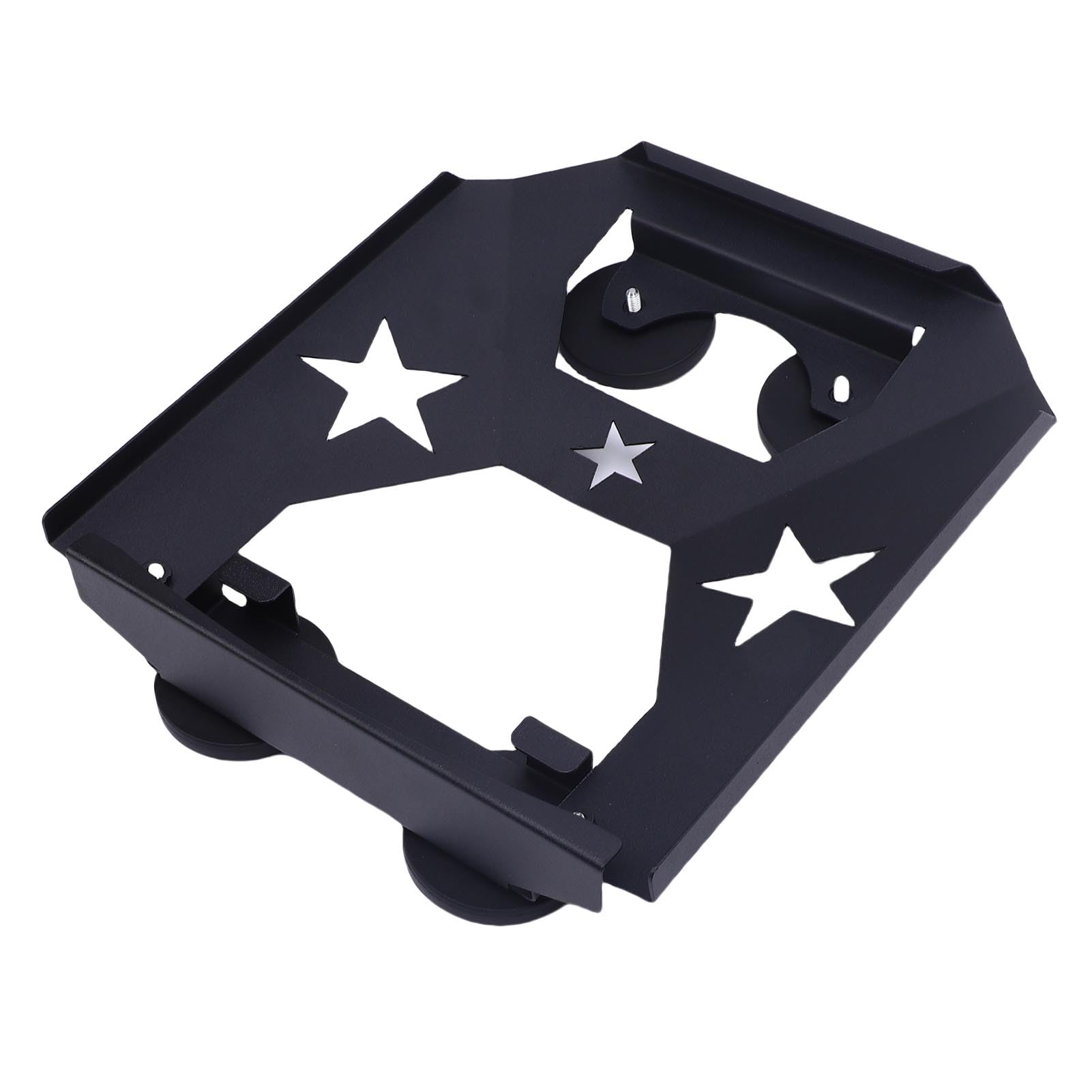 Generic Soporte para Techo de Coche Satélite, Kit de Montaje Magnético de Liberación Rápida de Hierro con 4 Imanes de 264 Libras de Sujeción con Revestimiento de Goma para Mini Satélite en Techo de