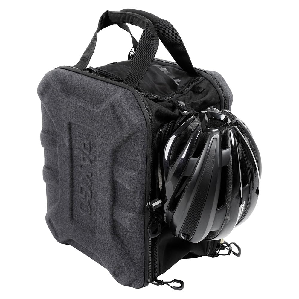 Topeak Pakgo GearPack II Fahrradtasche Schwarz, gepolsterte Transporttasche aus Polyester für Fahrrad Zubehör Werkzeug Helm und Bikepacking Ausrüstung