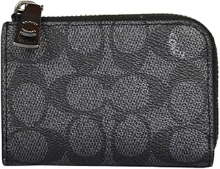 COACH(コーチ) メンズ 小物 キーケース CW357 QBMI5(チャコール×ブラック) シグネチャー [アウトレット]