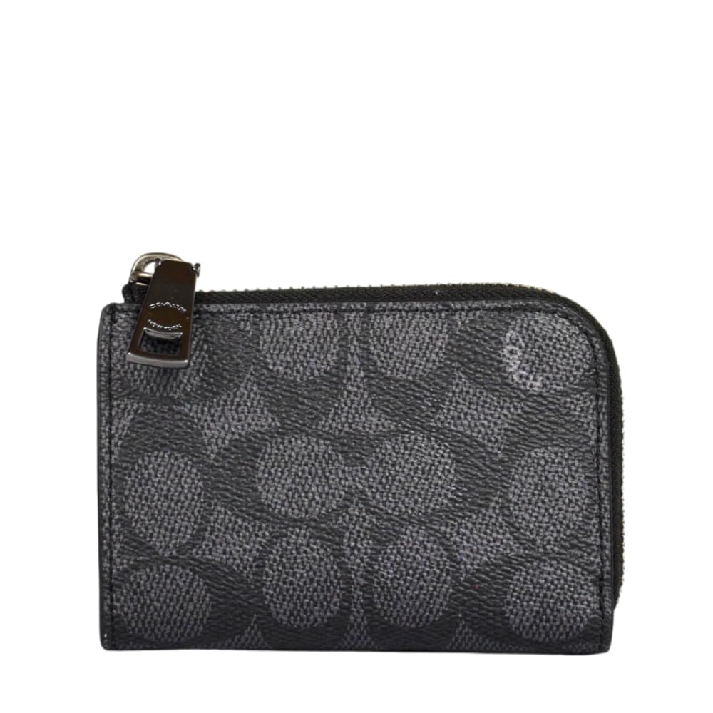 コーチ☆新品☆COACH メンズ 5連キーケース/チャコール ブラック コーチ COACH メンズ キーケース キーリング 5連 シグネチャー