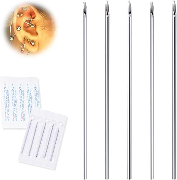 DJCIW 20G Sterile Body Piercing Needles