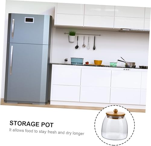 Miniatura 4 de ARTIBETTER Kits de aceites esenciales, recipientes de cocina de vidrio transparente, tarros vacíos de almacenamiento de alimentos, recipientes de