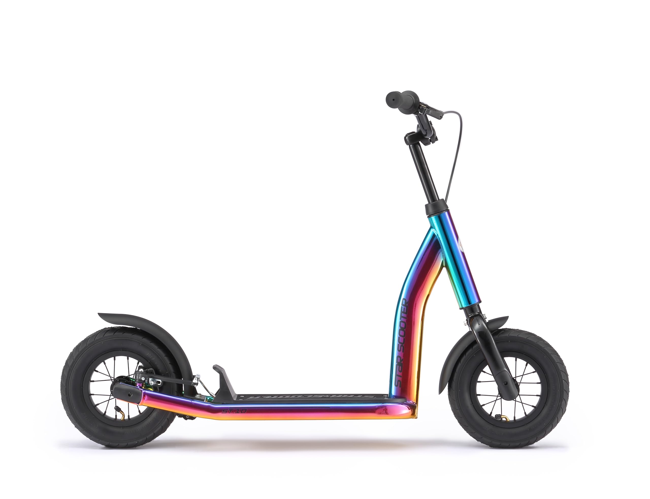 STAR SCOOTER Kinder Tret Roller ab 5 Jahre | City Kick Scooter Luftreifen Höhenverstellbar 10 Zoll New Gen