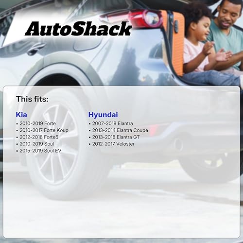 Miniatura 2 de AutoShack - Juego de 2 rodamientos para rueda delantera de repuesto para Kia Forte5 Forte Koup Soul EV Hyundai Elantra GT Elantra Coupe 2007-2018