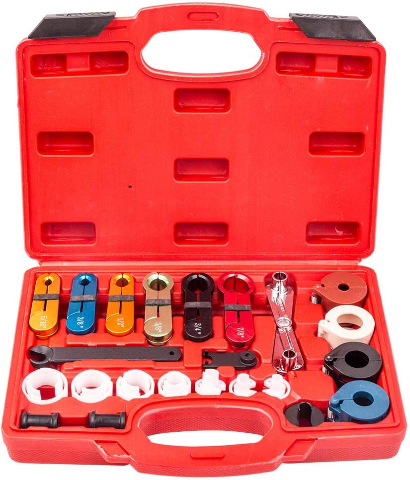 maXpeedingrods 22x Fuel Air Conditioning Line Disconnect Set Engine Timing Tool Kit Fuel Trans A/C Oil Line