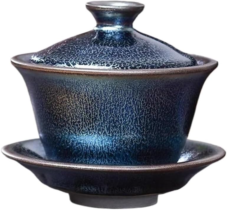 Tea Cup Chinese Porcelain Bowl Chawan Naturally Glazed In Kiln Under High Temporature