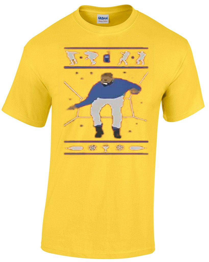 Bing Bad Tees Drake Bling Hotline FunnyT-shirt Men's Novelty T-Shirt Yellow 2X-Large