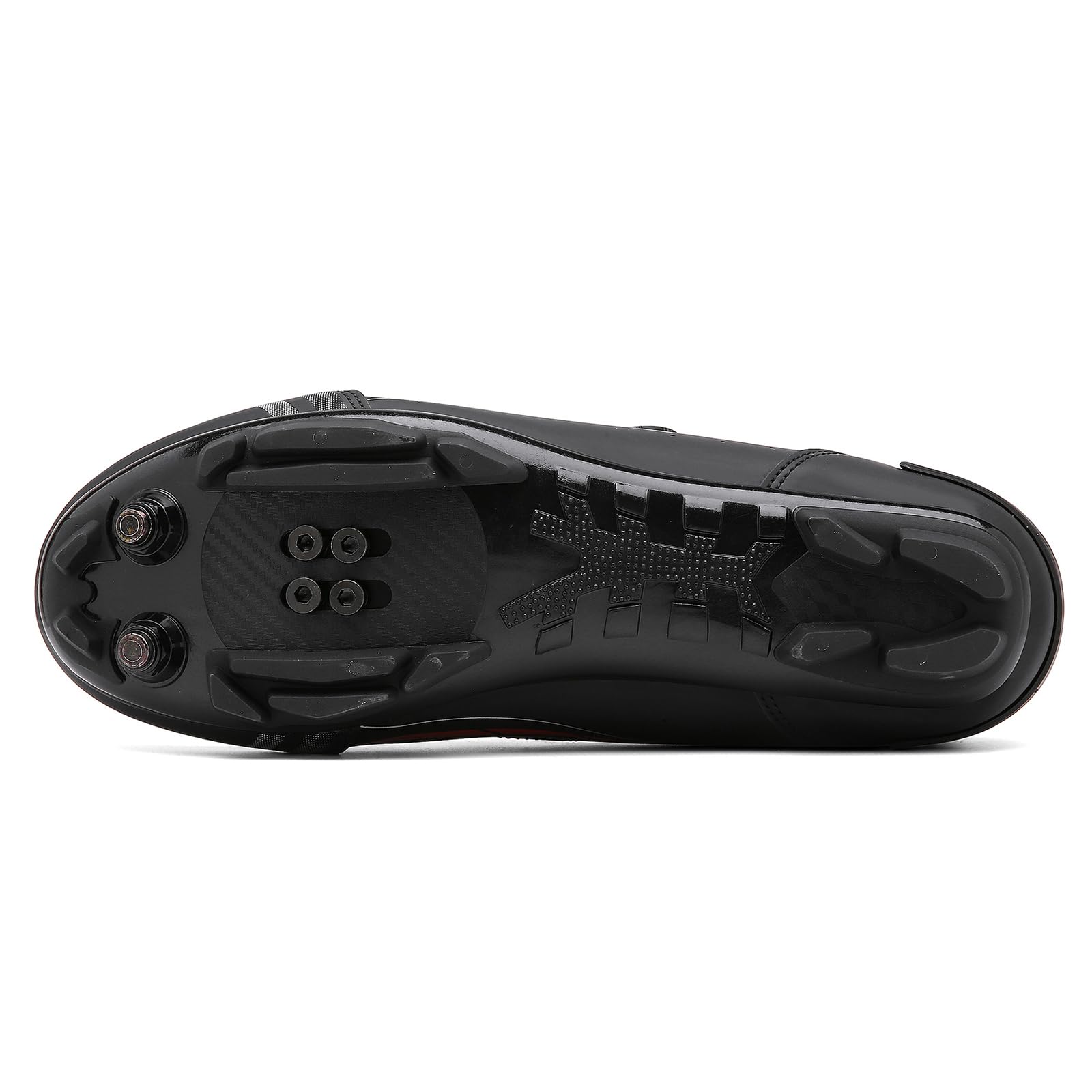 Scarpe da Ciclismo Uomo, Scarpe da Mountain Bike per Bici da Strada Compatibili con Pedali SPD 2 Bulloni con Tacchette per Scarpe da Corsa per Interni e all'aperto