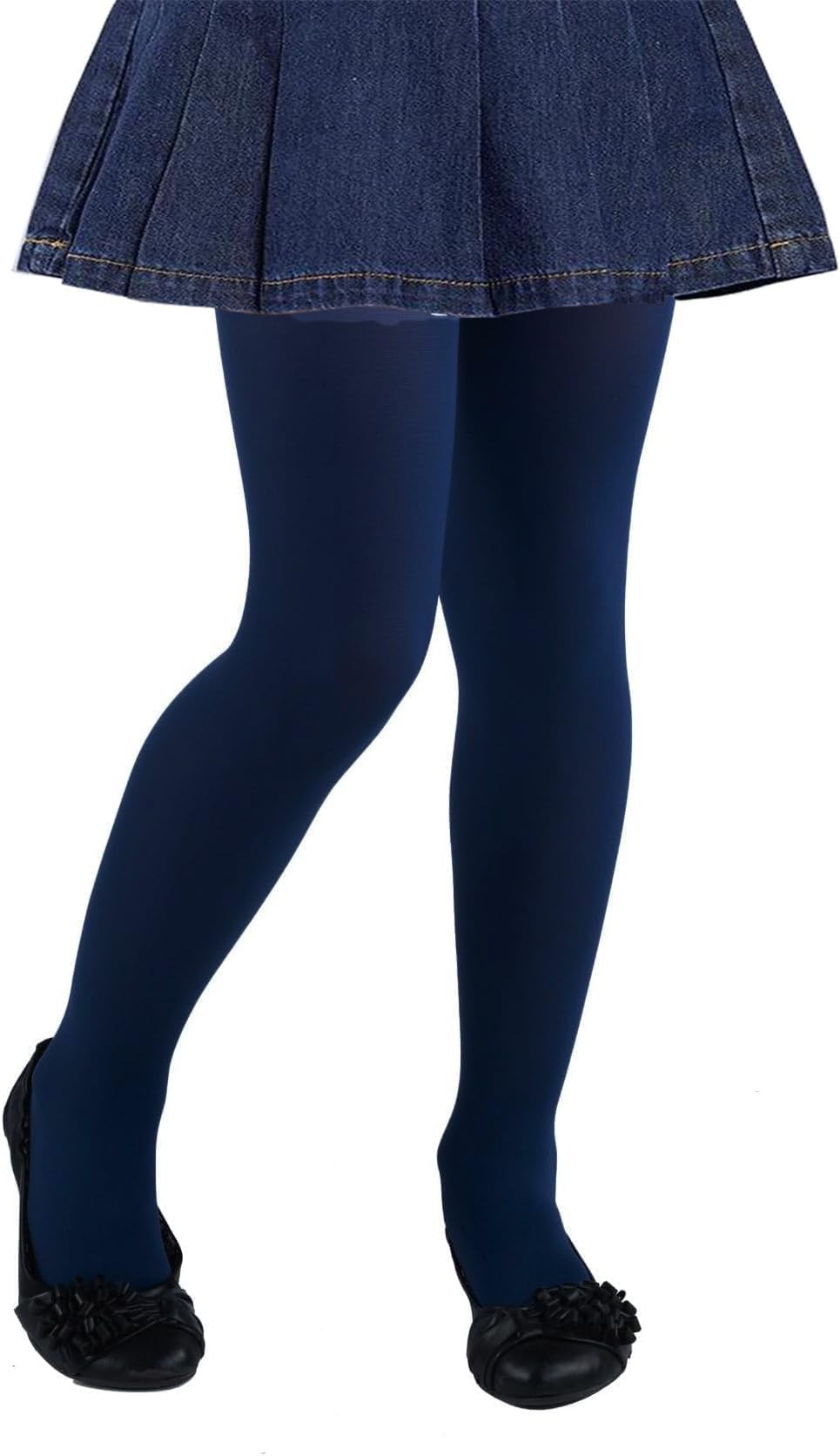 CHUNG Girls Footed Tights Light Weight Stretchy 60D Multi Candy Color Stage Play Costumes 2-12Y