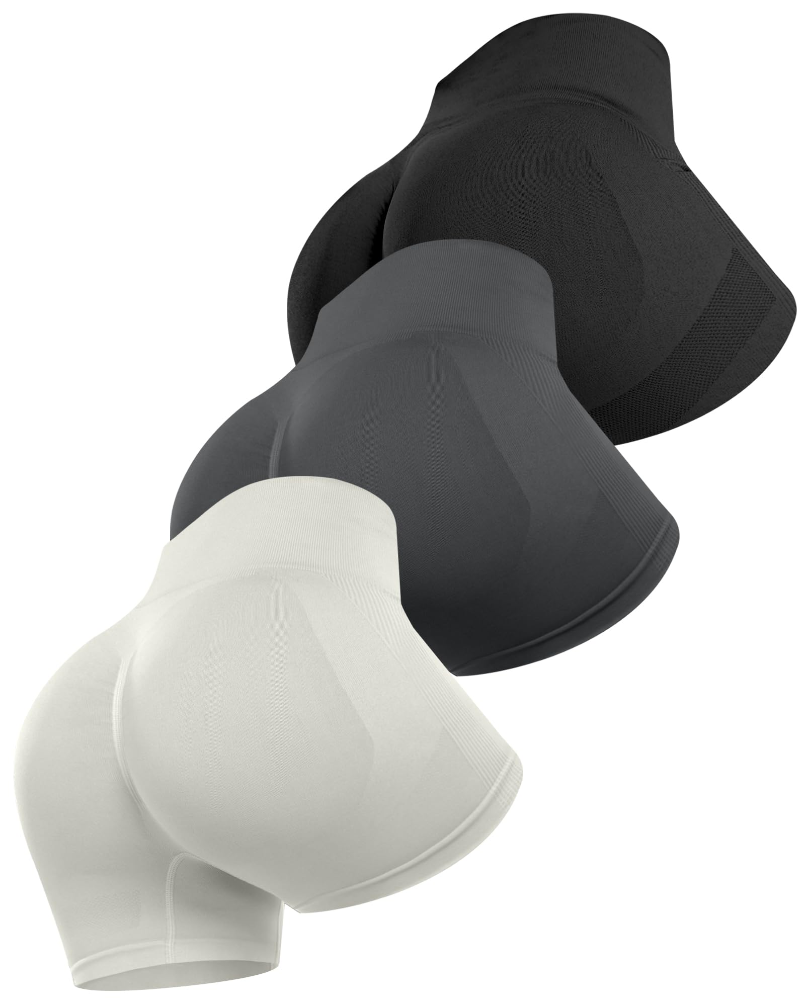 ATHVOTAR Short d'entraînement pour femme : short de sport taille haute sans couture pour le sport, la course à pied