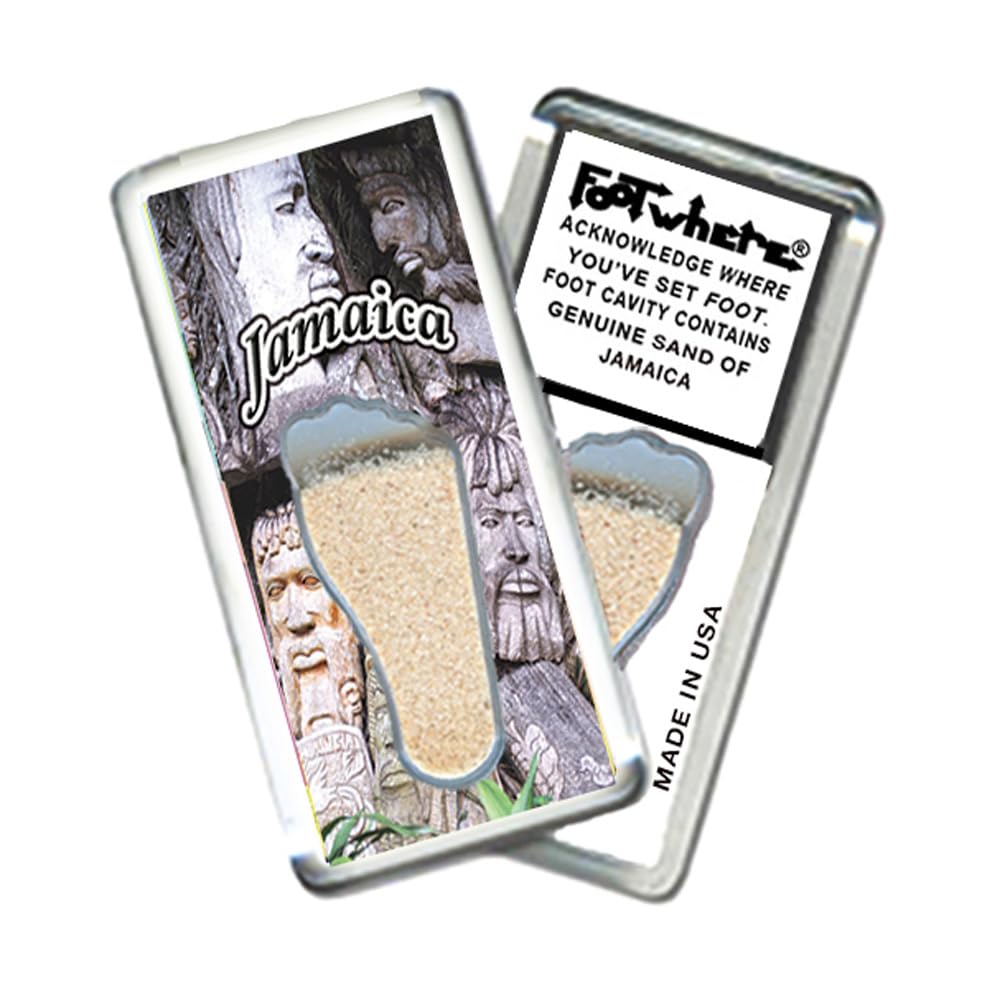 Aimant Jamaïque Footwhere JM206 Rasta souvenir frigo
