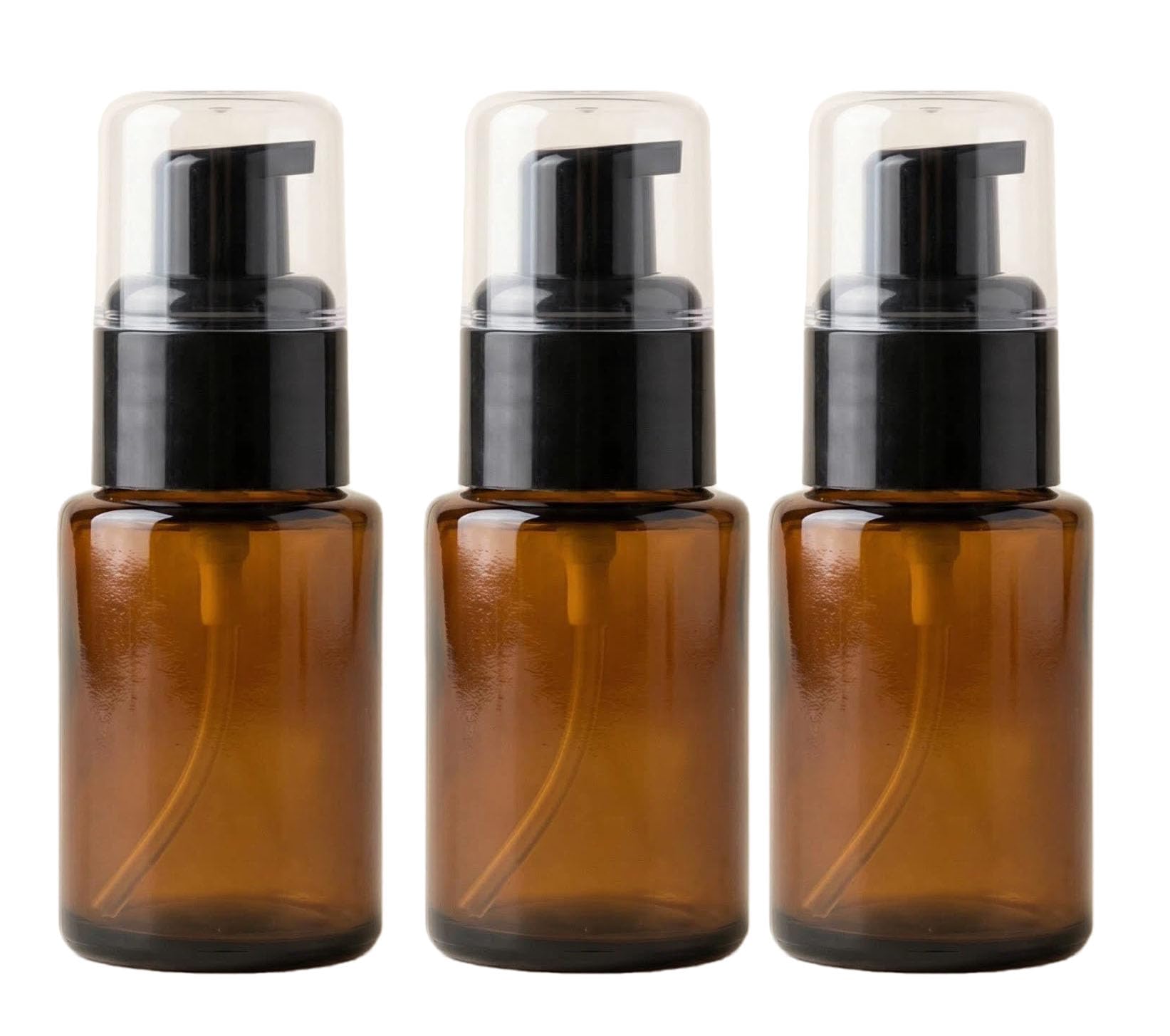 Flacons de voyage en verre ambré anti-fuite 30ml : fini les cosmétiques perdus