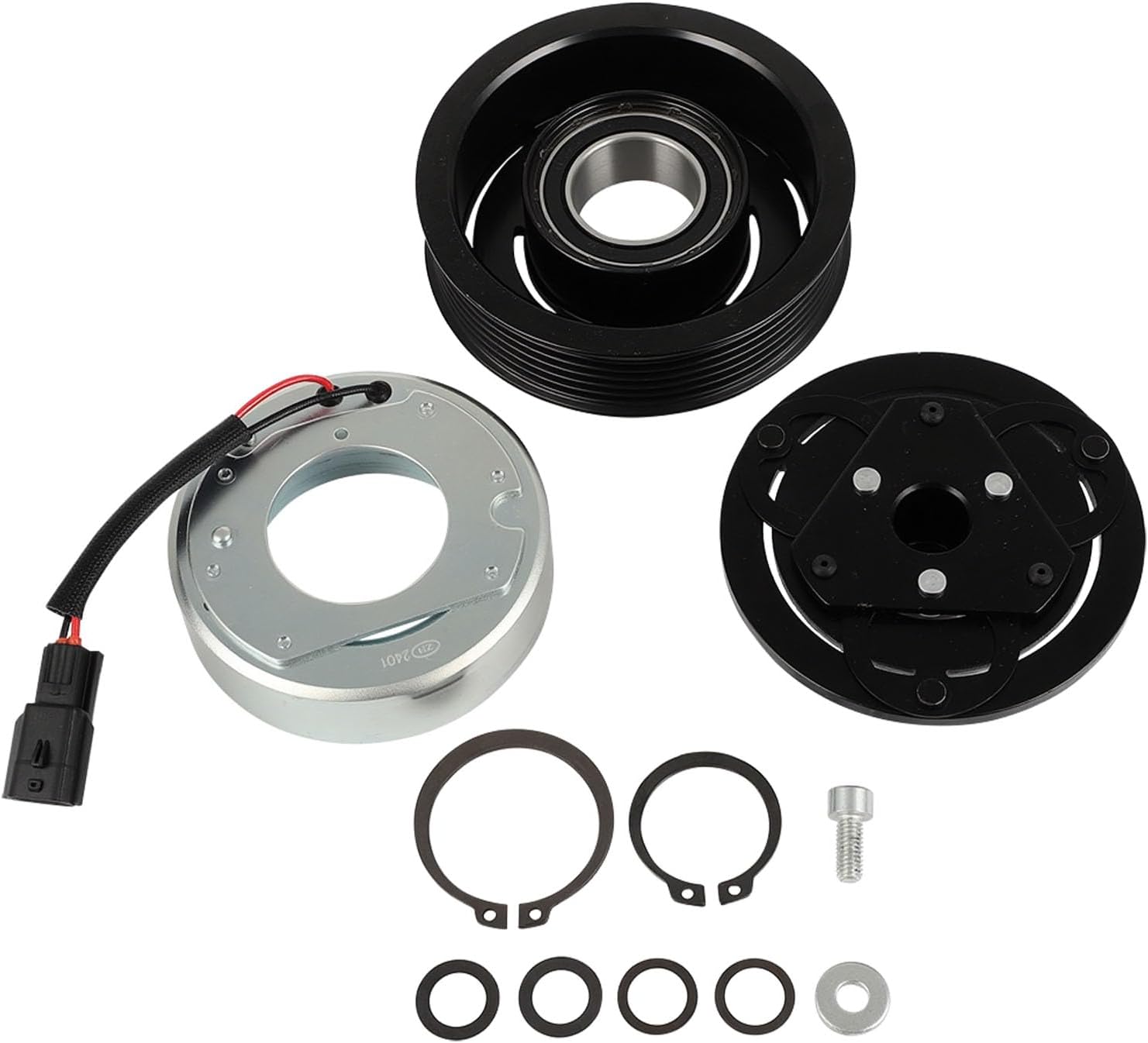 SCITOO A/C Compressor Clutch for Nissan Kicks 1.6L for Nissan Versa 1.6L 2018-2023 926005RL0A 92600-5RL1A 926005RL1A 92600-5RL0A