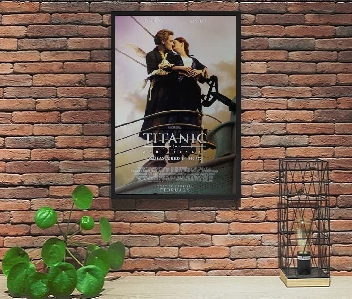 Amazon.co.jp: タイタニック 25周年記念デザイン 映画ポスター