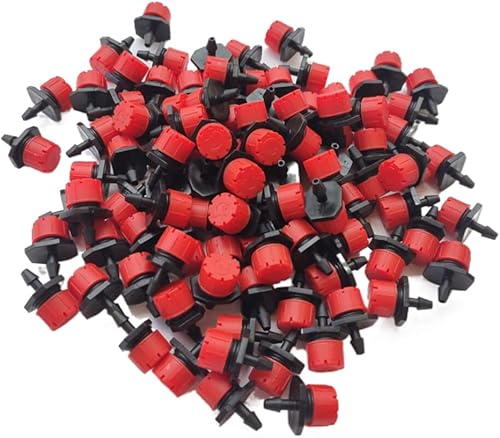 Jilukibo Partes de aspersores de riego ajustables 14 pulgadas con emisor de riego por goteo micro para sistema de riego jardín macizos de flores